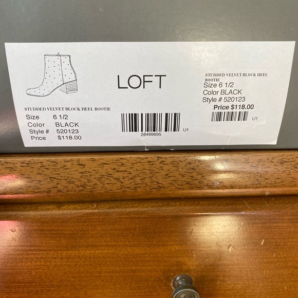 Stuffed block heel velvet booties - Picture 2 of 4